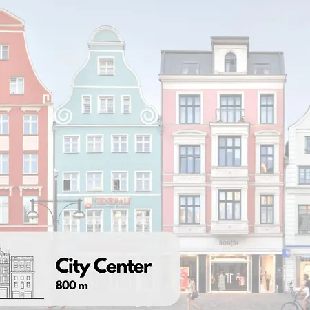 Apartment Zentrale Stadtoase, 600m Zum Hauptbahnhof Rostock